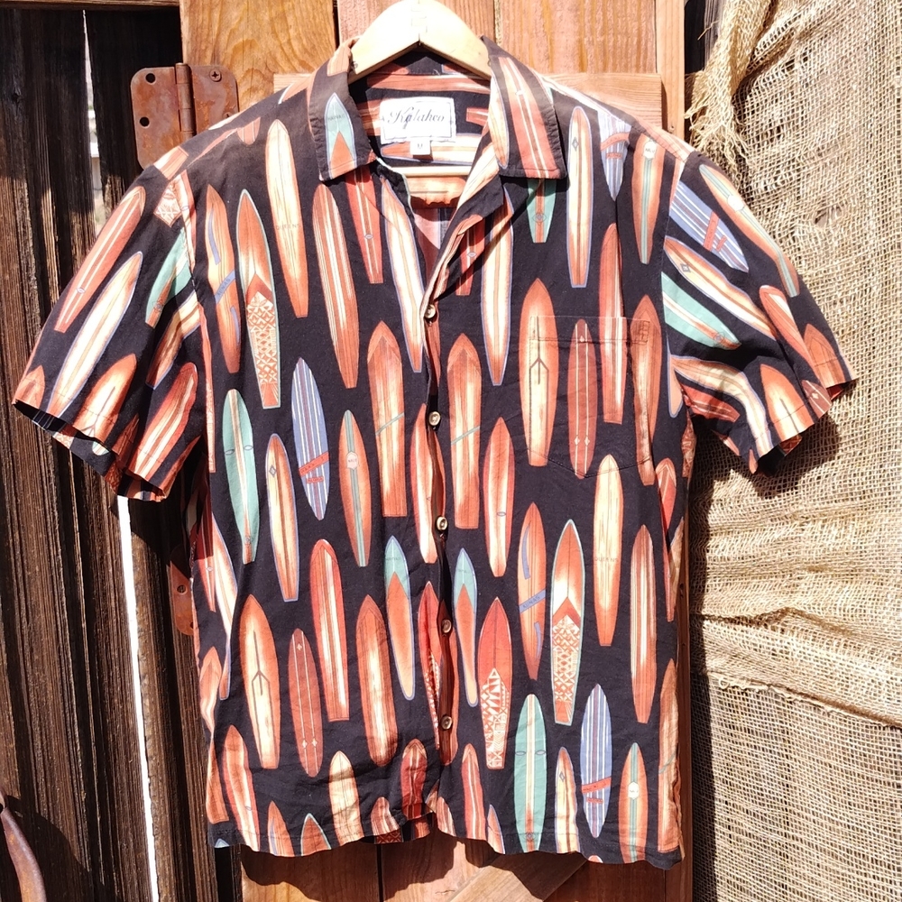Original Kalaheo Hawaiian Shirt Men's Med